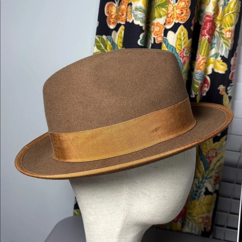 Southern Gents Trilby Fedora Hat Size Small 7 Brown 56cm